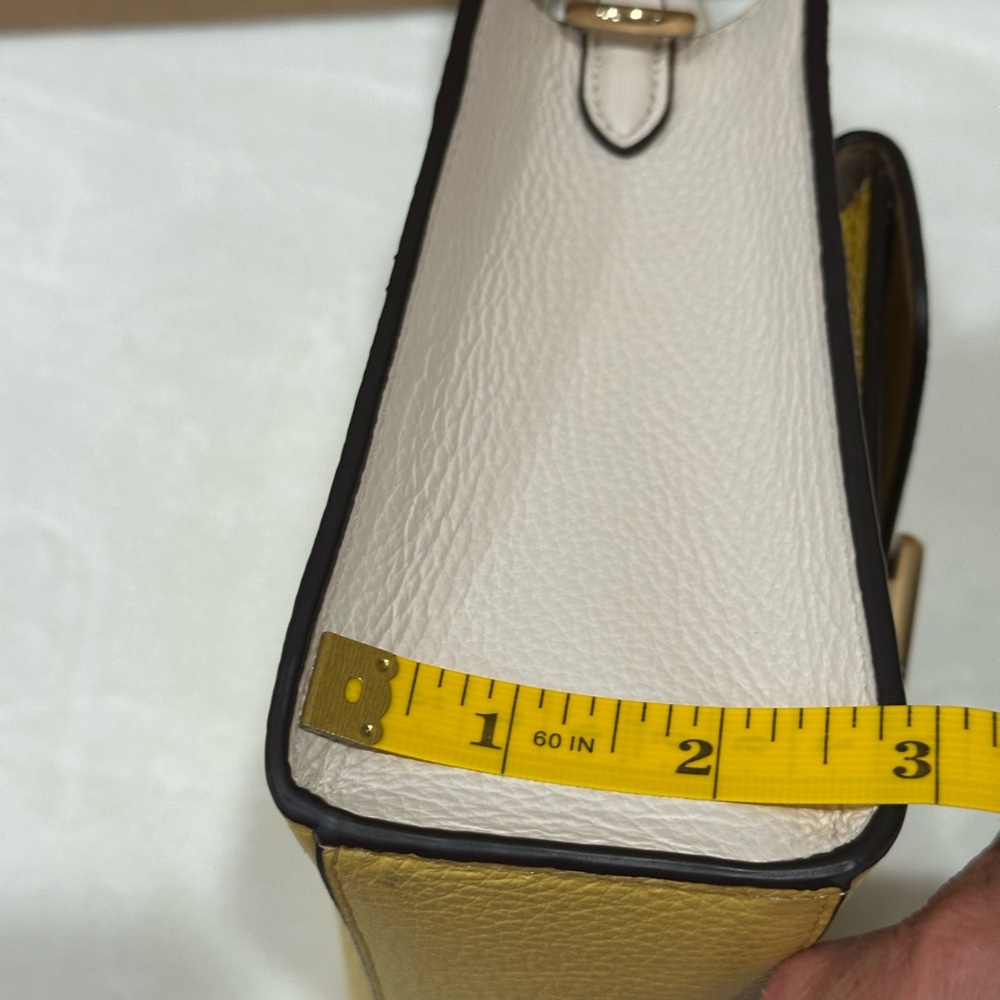Coach Mini Bag in Yellow and White - Picture 5 of 11